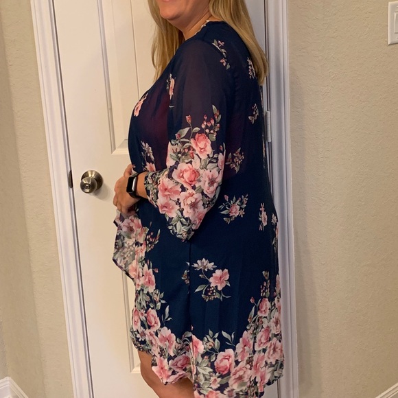 Plus size beautiful open kimono - Picture 2 of 6